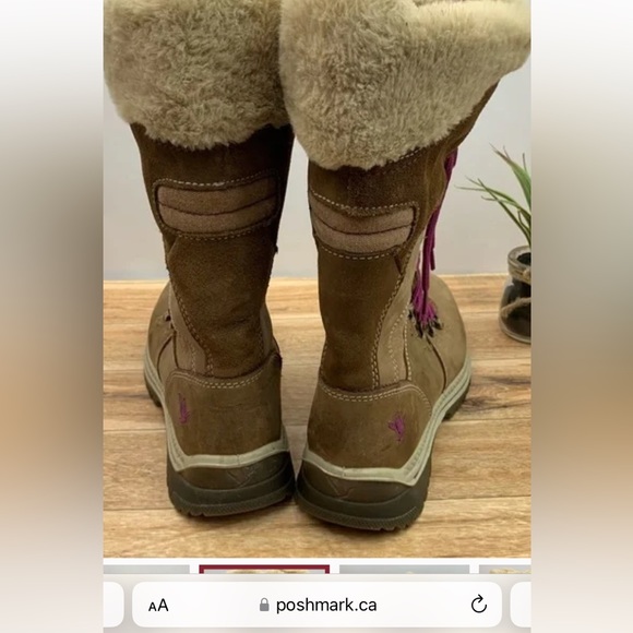 Santana Canada Boots with purple laces - Picture 2 of 4